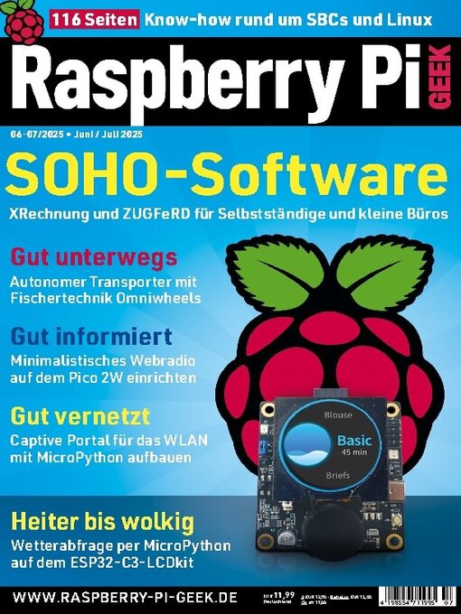 Title details for Raspberry Pi Geek by Computec Media GmbH - Available